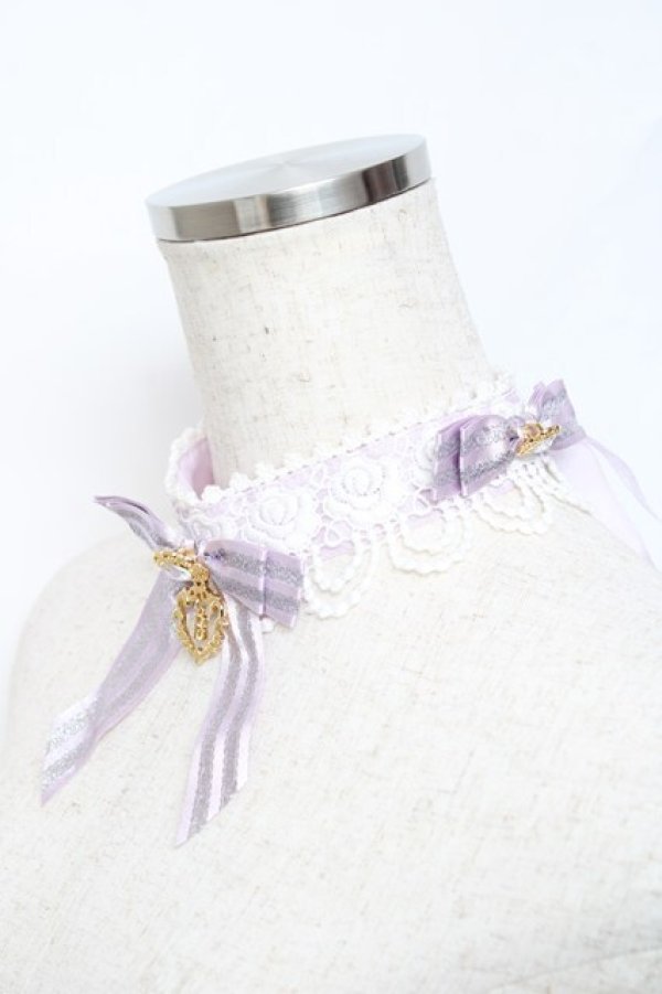 画像2: BABY,THE STARS SHINE BRIGHT / Princess Cosmetics Dreamy Paletteチョーカー  ラベンダー Y-25-11-09-017-BA-AC-SZ-ZY (2)