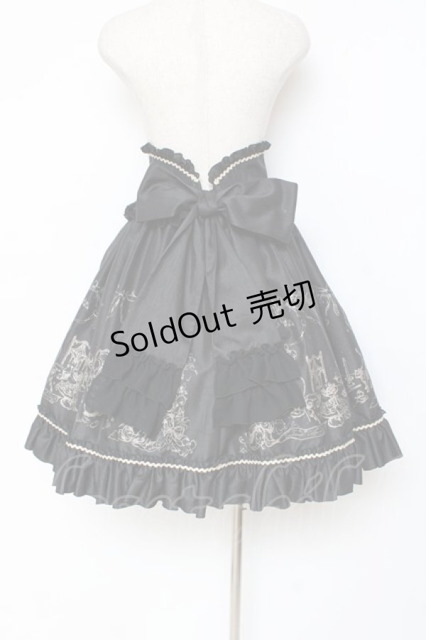 画像3: Enchantlic Enchantilly / After Tea Party Corset Ribbon Skirt  黒 Y-25-11-09-139-LO-SK-AS-ZY (3)