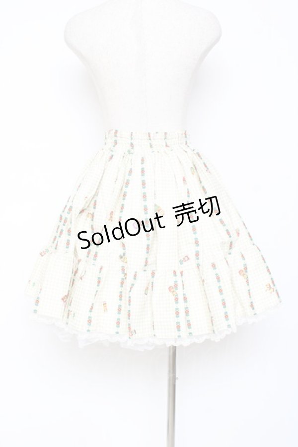 画像2: metamorphose / Nostalgic Matryoshka Dollフリルスカート  ベージュ Y-25-11-09-141-ME-SK-SZ-ZY (2)