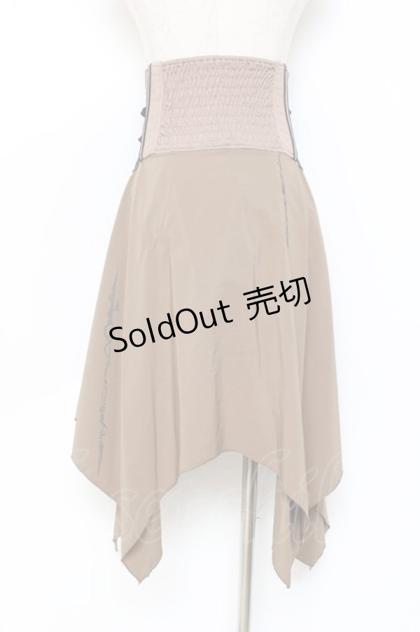 画像3: Ozz oneste / コルセットオーバースカート  ベージュ Y-25-11-09-144-OO-SK-AS-ZI (3)
