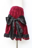 画像4: PUTUMAYO /Ｗリボン別珍スカート - ワイン Y-25-11-09-145-PT-OP-SZ-ZY (4)