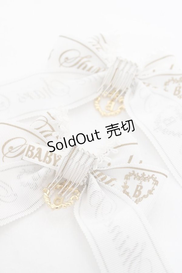画像3: BABY,THE STARS SHINE BRIGHT / Best Wishes Dreamyリボンコーム  オフ白 Y-25-11-09-018-BA-AC-SZ-ZY (3)