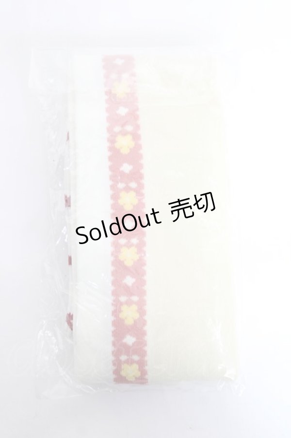 画像2: metamorphose / チロリアンリボンオーバーニー  オフ白×ベージュ Y-25-11-09-024-ME-ZA-SZ-ZY (2)