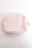 画像2: Maison de FLEUR / sakura刺繍スクエアポーチ F ピンク Y-25-11-09-025-LO-ZA-SZ-ZT487 (2)