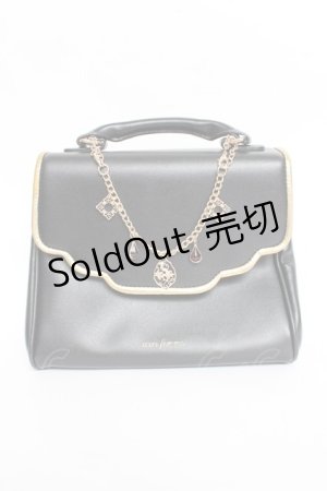 画像: axes femme / オリエンタル風チャームバッグ  黒 Y-25-11-09-030-AX-BG-SZ-ZY