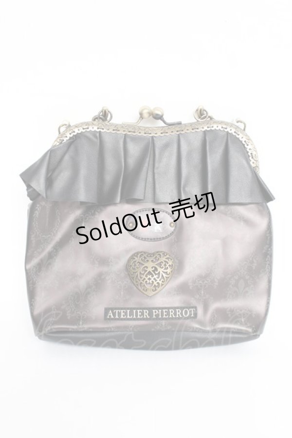 画像1: ATELIER PIERROT / alice in wonderlandがま口バック   Y-25-11-09-031-EL-BG-SZ-ZY (1)