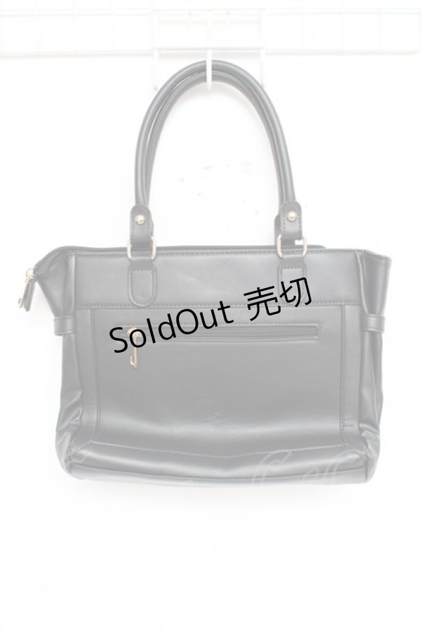 画像2: axes femme / 鍵付き薔薇デザインバッグ  黒 Y-25-11-15-042-AX-BG-SZ-ZY (2)