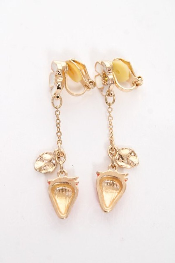 画像2: m petit by misako / AMイチゴイヤリング   Y-25-11-15-006-LO-AC-SZ-ZY (2)