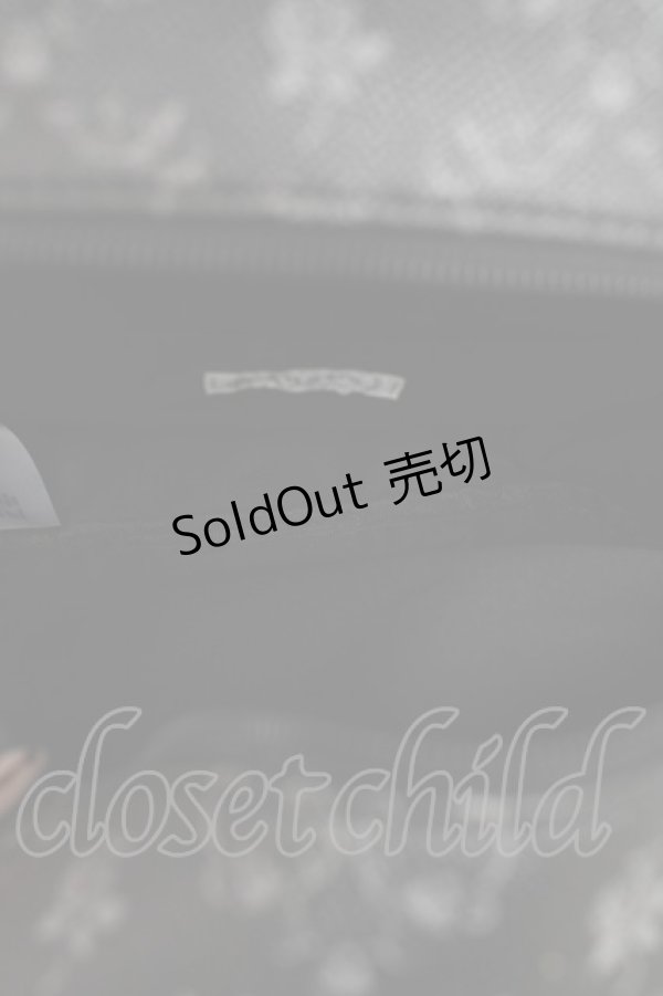 画像4: axes femme / 薔薇モチーフプリントリュック  黒 Y-25-11-15-044-AX-BG-SZ-ZY (4)