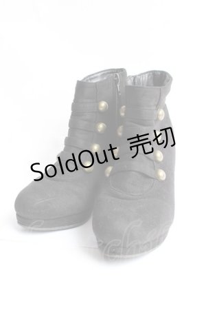 画像: F＆A / ナポレオンデザインブーツ M 黒 Y-25-11-15-051-LO-SH-SZ-ZT-K002