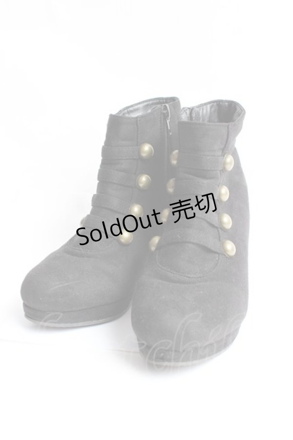 画像1: F＆A / ナポレオンデザインブーツ M 黒 Y-25-11-15-051-LO-SH-SZ-ZT-K002 (1)