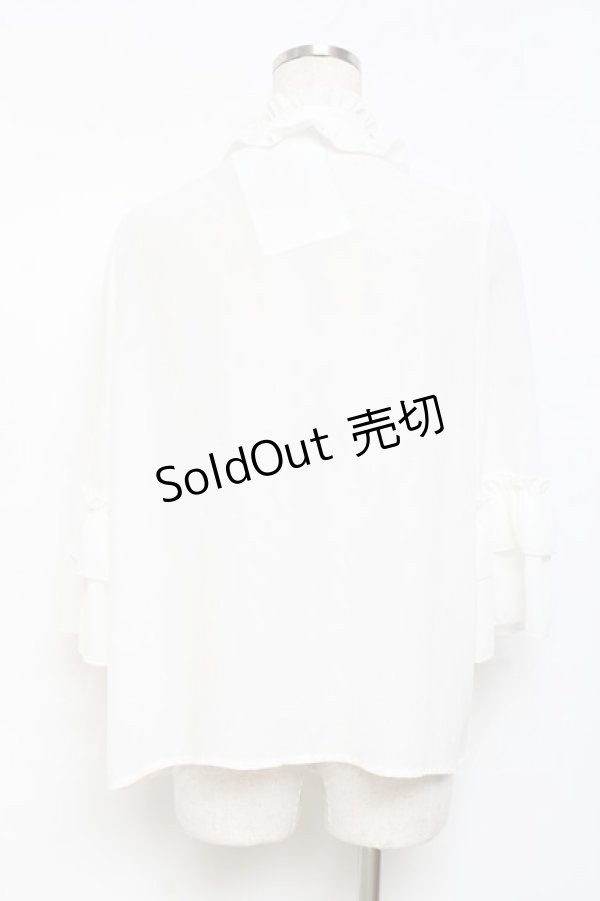 画像2: axes femme kawaii / シャルロットブラウス M 白 Y-25-11-15-057-AX-BL-SZ-ZI (2)