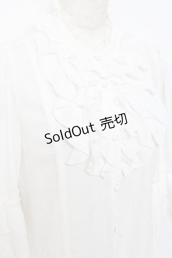 画像3: axes femme kawaii / シャルロットブラウス M 白 Y-25-11-15-057-AX-BL-SZ-ZI (3)