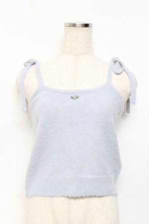 画像: axes femme / 薔薇付カーデ×インナーセット  ラベンダー Y-25-11-15-066-AX-TO-SZ-ZY