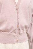 画像3: F&A / ガラス風クリアフラワー釦UVカットニットカーディガン  ピンク Y-25-11-15-077-LO-TO-SZ-ZY (3)