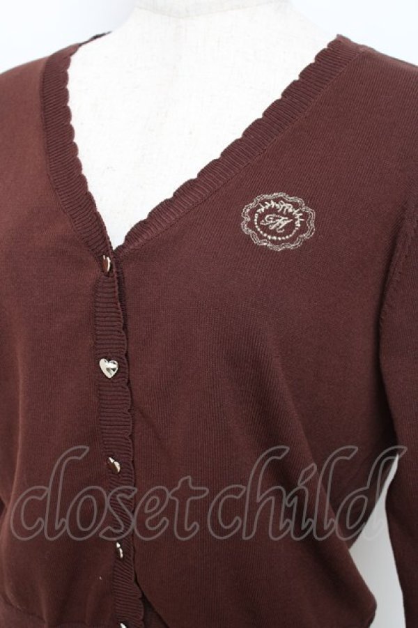 画像3: m petit by misako / UVカットサマーカーディガン S 茶 Y-25-11-15-080-LO-TO-SZ-ZY (3)