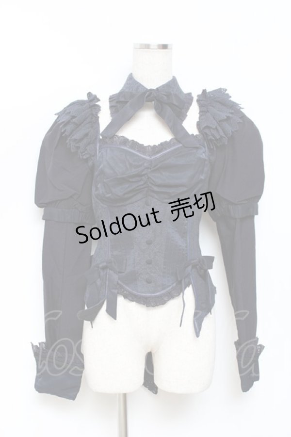 画像1: Hoshibako Works / 真夜中の囁き2wayトップス  ネイビー Y-25-11-15-088-LO-TO-SZ-ZY (1)