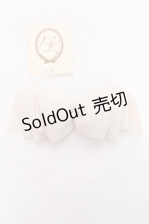 画像: 【SALE】F＆A / リボンクリップ  アイボリー Y-25-11-15-013-LO-ZA-SZ-ZT487-F004