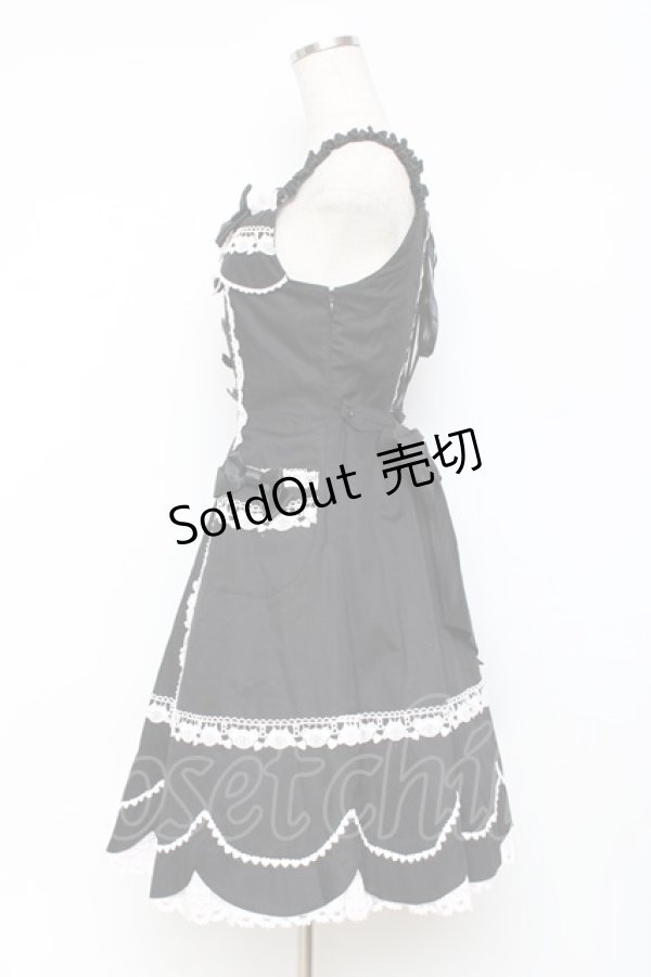 画像2: BABY, THE STARS SHINE BRIGHT / くみゃちゃんのLovely Paradeジャンパースカート  黒×ピンク Y-25-11-15-090-BA-OP-SZ-ZY (2)