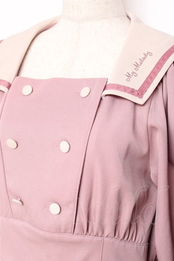 画像4: m petit by misako / サンリオキャラクターズコラボ ワンピース S 中桃 Y-25-11-15-092-LO-OP-SZ-ZY (4)