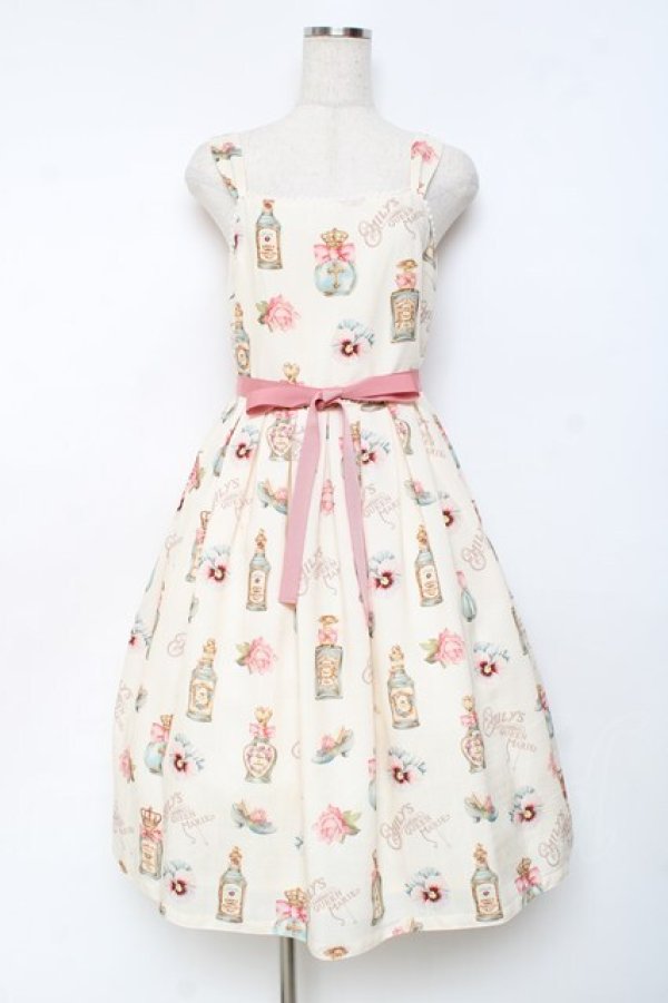 画像1: Emily Temple cute / Revivalノースリーブワンピース M アイボリー Y-25-11-15-095-ET-OP-SZ-ZY (1)