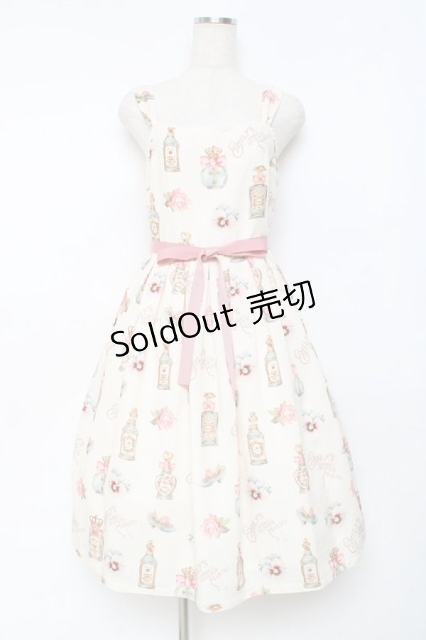 画像1: Emily Temple cute / Revivalノースリーブワンピース M アイボリー Y-25-11-15-095-ET-OP-SZ-ZY (1)