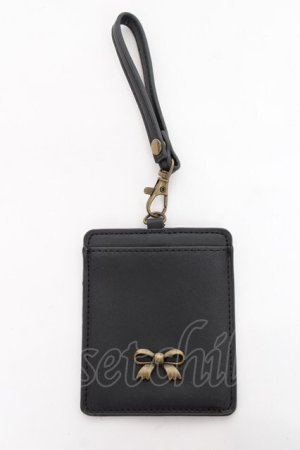 画像: axes femme / パスケース  黒 Y-25-11-15-014-AX-BL-SZ-ZY