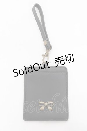 画像: axes femme / パスケース  黒 Y-25-11-15-014-AX-BL-SZ-ZY