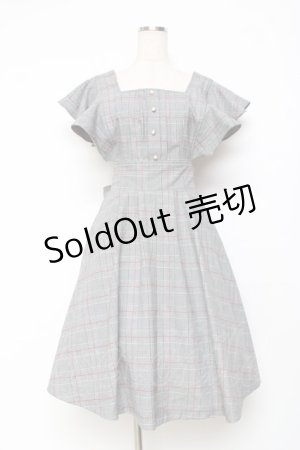 画像: axes femme POETIQUE / ラッフルフリルワンピース M グレー Y-25-11-15-099-AX-OP-SZ-ZI