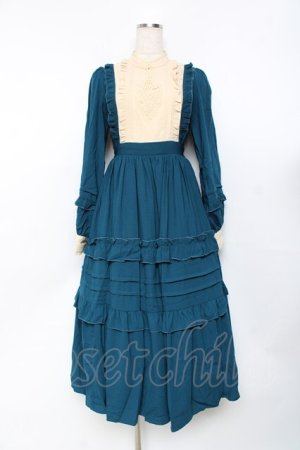 画像: axes femme kawaii / アンティークドールワンピース  グリーン Y-25-11-15-102-AX-OP-SZ-ZY