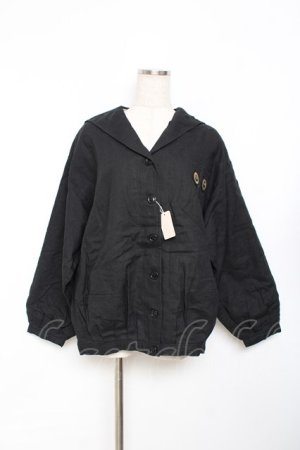 画像: PINK HOUSE / セーラー衿ジャケット F 黒 Y-25-11-15-105-LO-JA-SZ-ZY