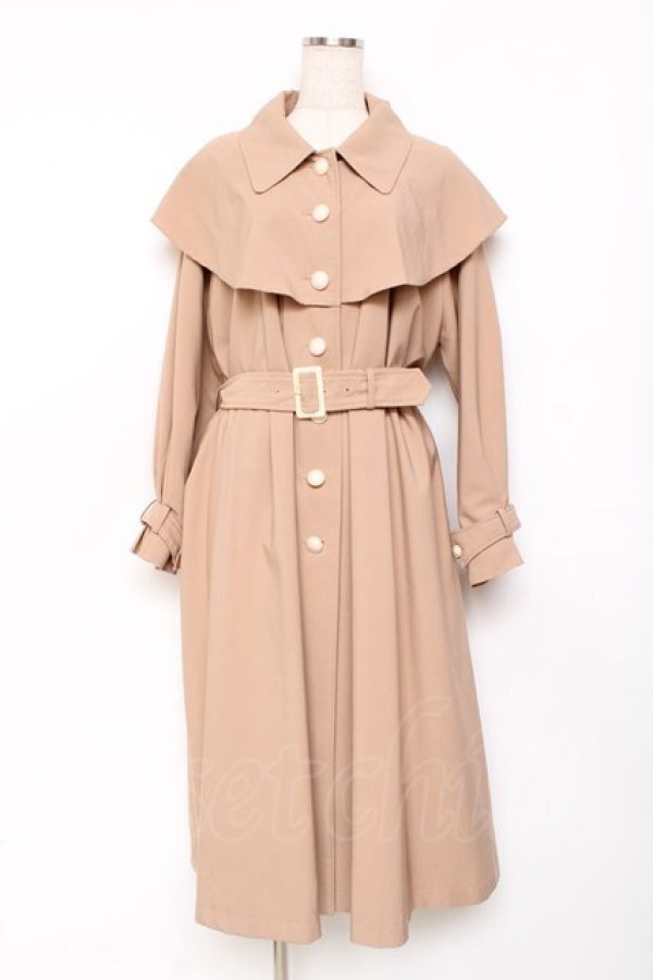 画像1: an another angelus / ヨークケープトレンチコート  ベージュ Y-25-11-15-117-CA-CO-SZ-ZY (1)