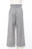 画像2: axes femme / 裾刺繍起毛ストレートパンツ  グレー Y-25-11-15-118-AX-PA-SZ-ZY (2)
