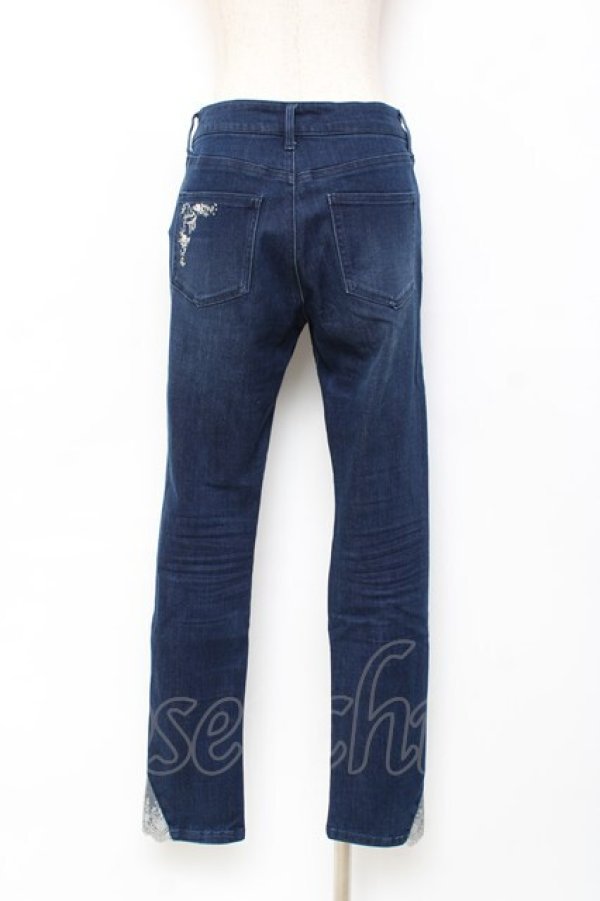 画像2: axes femme / バイオリン刺繍デニム  デニム Y-25-11-15-120-AX-PA-SZ-ZY (2)