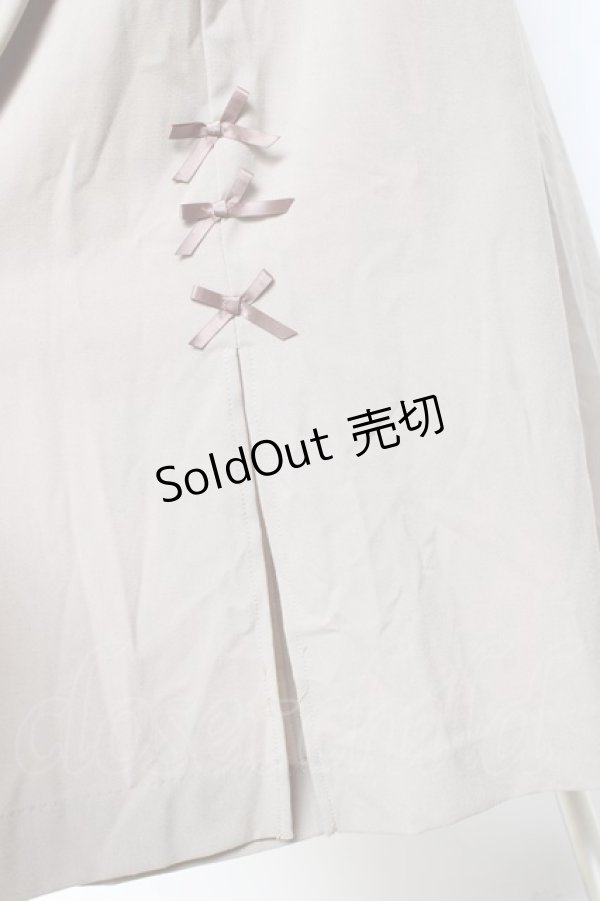 画像3: axes femme / プチリボンスリットワイドPT  グレージュ Y-25-11-15-122-AX-PA-SZ-ZY (3)