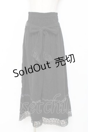 画像: axes femme / 2WAYガウチョパンツ  黒 Y-25-11-15-124-AX-PA-SZ-ZY