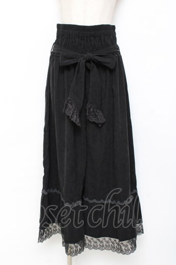 画像1: axes femme / 2WAYガウチョパンツ  黒 Y-25-11-15-124-AX-PA-SZ-ZY (1)