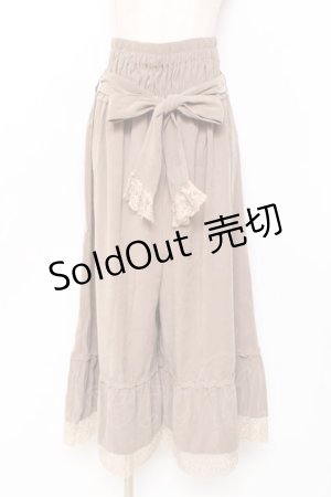 画像: axes femme / 2WAYガウチョパンツ  ベージュ Y-25-11-15-125-AX-PA-SZ-ZY