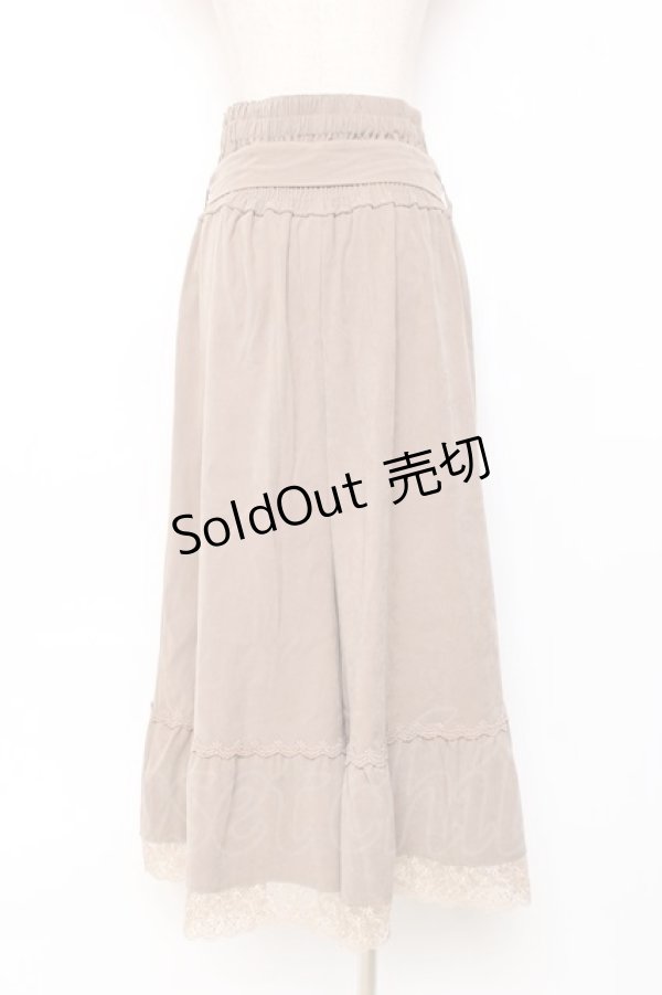 画像2: axes femme / 2WAYガウチョパンツ  ベージュ Y-25-11-15-125-AX-PA-SZ-ZY (2)