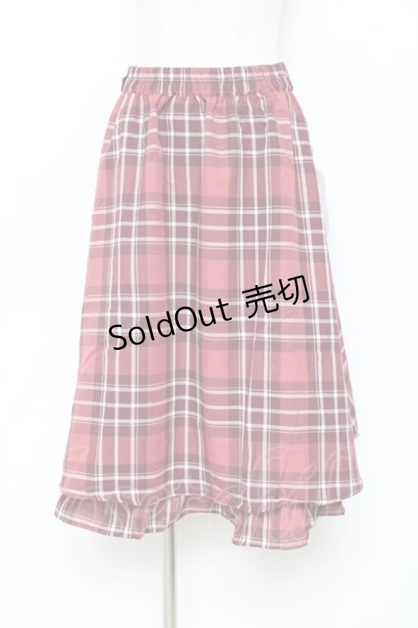 画像1: axes femme / 2023年福袋スカート  赤 Y-25-11-15-136-AX-OP-SZ-ZI (1)