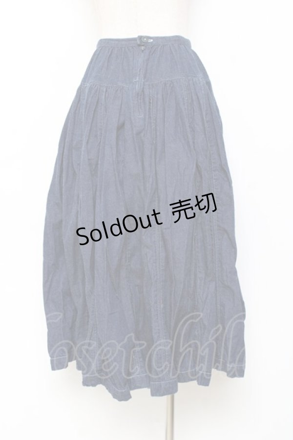 画像2: PINK HOUSE / はしごデザインデニムスカート F ブルー Y-25-11-15-143-LO-SK-SZ-ZY (2)