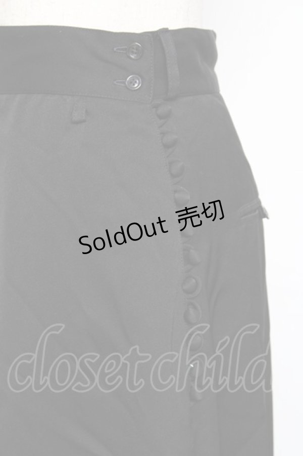 画像3: PINK HOUSE / サイドボタンスカート F 黒 Y-25-11-15-145-LO-SK-SZ-ZY (3)