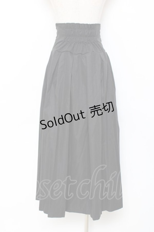 画像2: nohea / コルセットデザインプリーツスカート  黒 Y-25-11-15-147-LO-OP-SZ-ZY (2)