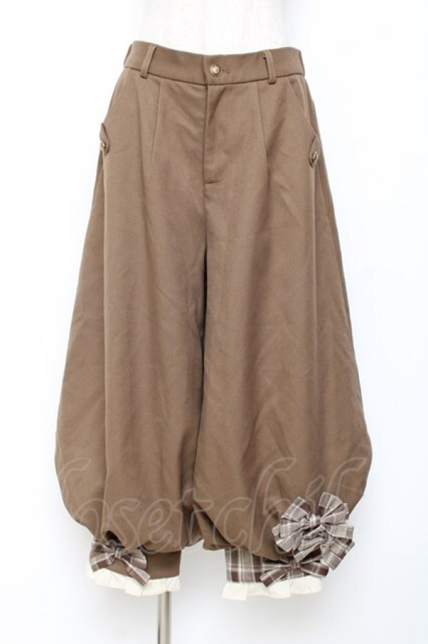 画像1: Princess Chronicles / 秘密探偵のクロップドパンツ  ベージュ Y-25-11-15-149-PU-PA-SZ-ZY (1)