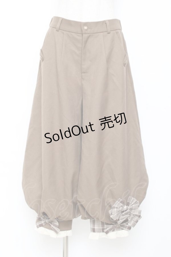 画像1: Princess Chronicles / 秘密探偵のクロップドパンツ  ベージュ Y-25-11-15-149-PU-PA-SZ-ZY (1)