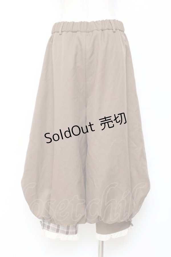 画像2: Princess Chronicles / 秘密探偵のクロップドパンツ  ベージュ Y-25-11-15-149-PU-PA-SZ-ZY (2)