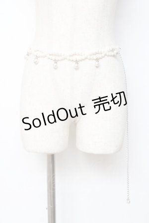 画像: axes femme / パールチェーンベルト   Y-25-11-15-024-AX-ZA-SZ-ZY
