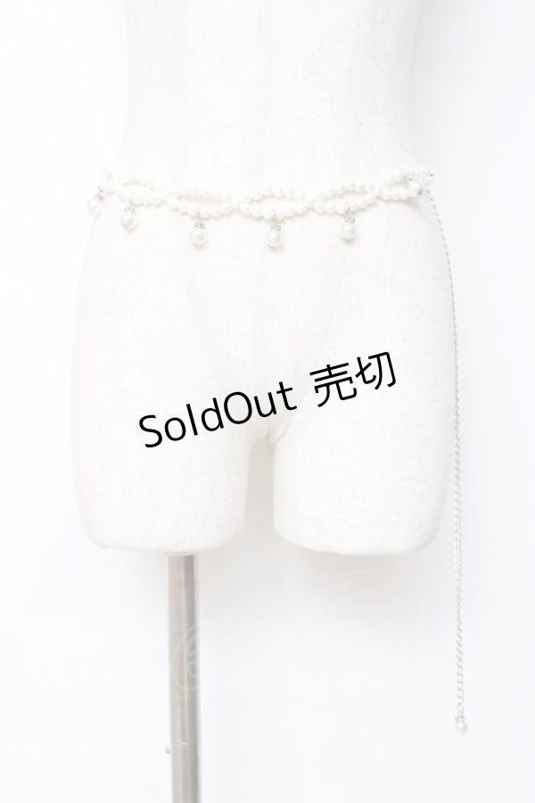 画像1: axes femme / パールチェーンベルト   Y-25-11-15-024-AX-ZA-SZ-ZY (1)