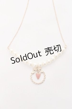 画像: m petit by misako / AMイチゴサークルネックレス  中金 Y-25-11-15-003-LO-AC-SZ-ZY