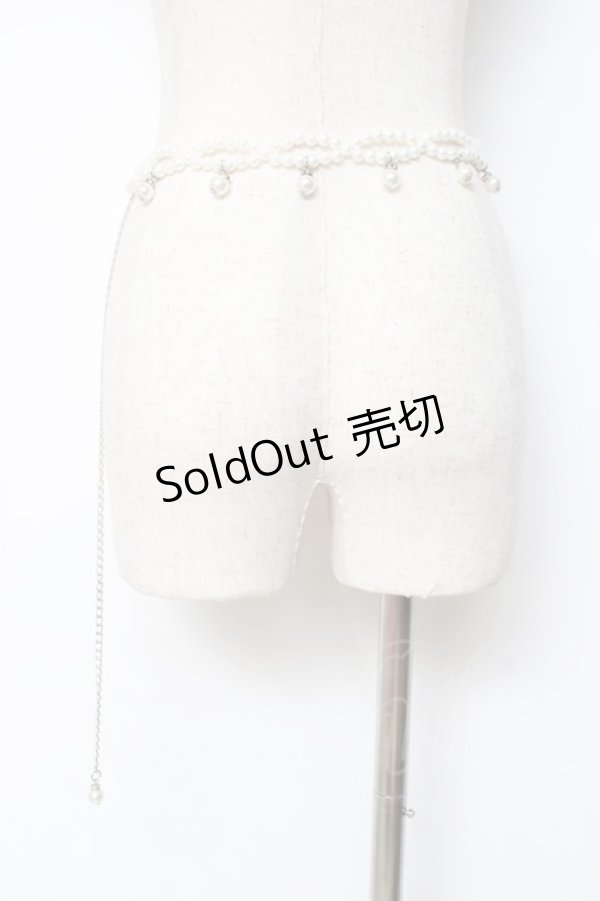 画像3: axes femme / パールチェーンベルト   Y-25-11-15-024-AX-ZA-SZ-ZY (3)